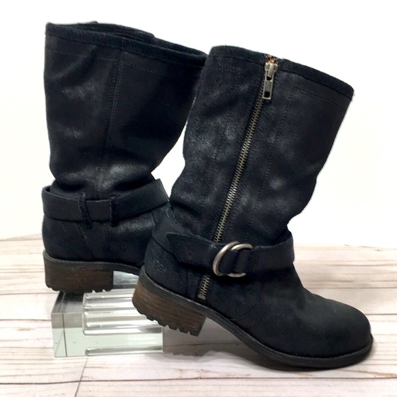 UGG Silva Moto Boots black 5.5 - Picture 10 of 16